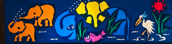 Elephants (blue)