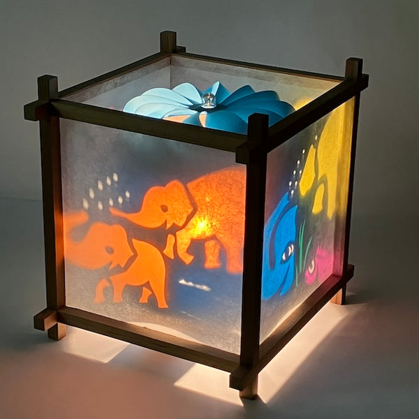 Elephants (blue)